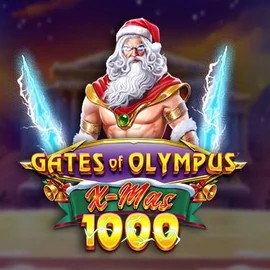 Gates of Olympus Xmas 1000 online game logo by Pragmatic Play on koko-bets-casino.nl