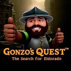 Gonzo's Quest slot logo by NetEnt at KokoBet Casino